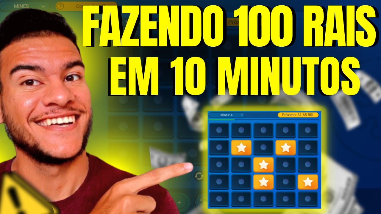 ESTRATÉGIA PARA GANHAR 100 REAIS no MELHOR MINES! ALAVANCAGEM DE BANCA #01