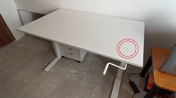 Assembling IKEA furniture - TROTTEN - Underframe sit/stand f table top desk (I messed up!)