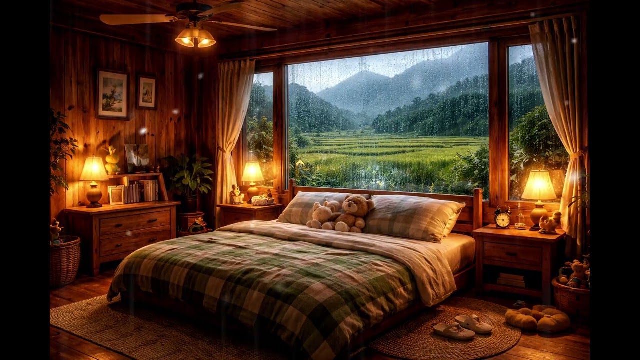 Relaxing Piano Music & Rain Sounds for Deep Sleep, Stress Relief, Anxiety & Meditation