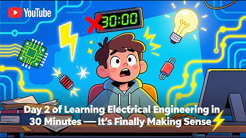 Day 2 of Learning Electrical Engineering in 30 Minutes — It’s Finally Making Sense ⚡