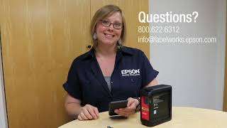 استخدام تطبيق iLabel من إبسون وطابعة LW-PX400 عبر تقنية Bluetooth® screenshot 2