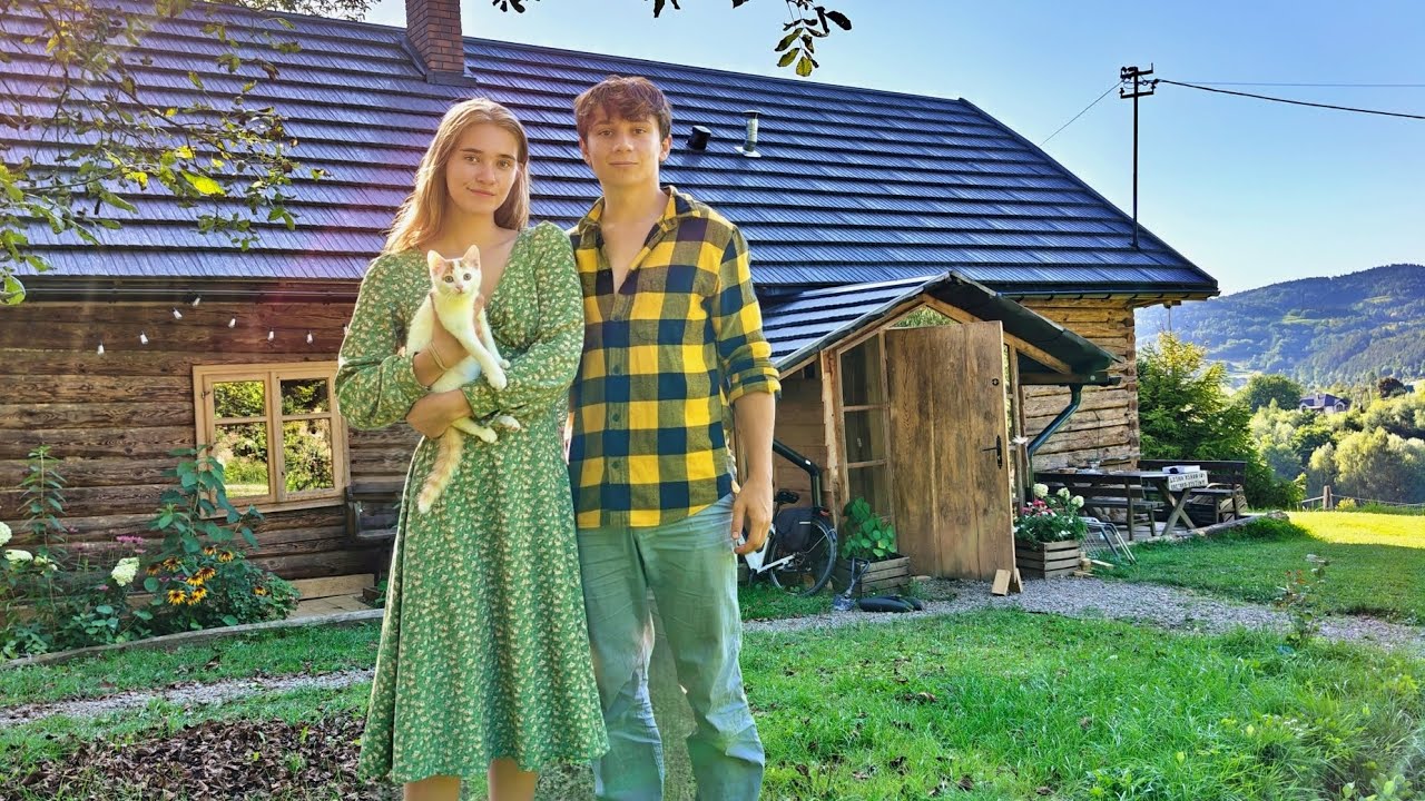 Dzień z życia na wsi w 120 letnim domu z drewna