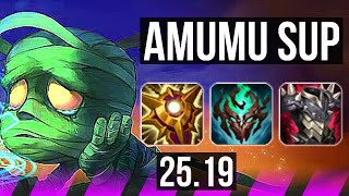 AMUMU & Karthus vs PYKE & Draven (SUP) | EUW Master | 25.19