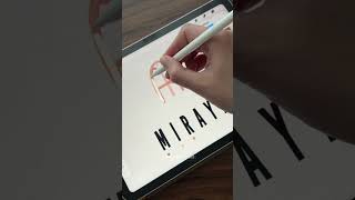 Creative Name Logo Design: Transform "MIRAYA" into Art! #tattooideas #namelogo