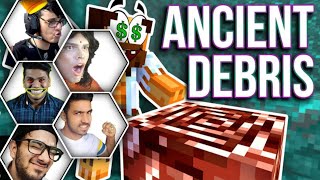 Gamers Reaction When They Finds Ancient Debris || Ft. Bbs, Techno gamerz, yessmartypie || 🧐🧐🧐