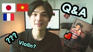 Q&A | So who I really am.. behind Violin videos | Tahiti, Anime, Music, Old (rare) footages