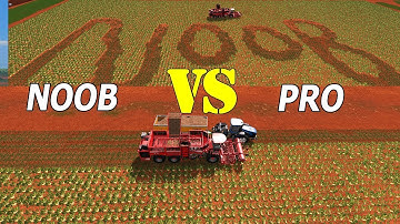 Farming Simulator 17 : NOOB VS PRO!!! Beet Harvesting in Estancia Lapacho