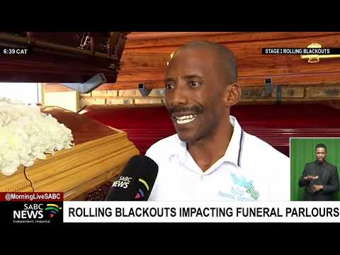 Funeral parlours struggling