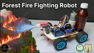 DIY Fire Fighting Robot using Arduino | Auto Fire Chaser and Extinguisher