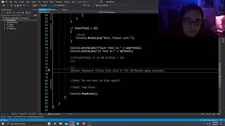 Monday Live Lesson: Simple Black Jack game in C# (Part 3) screenshot 3