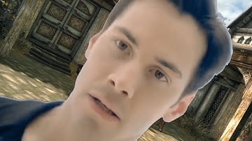 Keanu Learns About Skyrim Console Commands