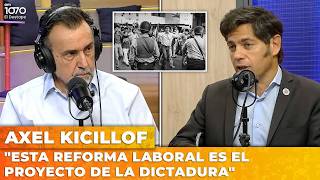 💥 "ESTA REFORMA LABORAL ES EL PROYECTO DE LA DICTADURA" | Axel Kicillof con Roberto Navarro