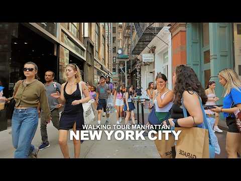 NEW YORK CITY WALKING TOUR MANHATTAN Madison Avenue, 42nd Street, 8th Avenue, Bryant Park, Broadway