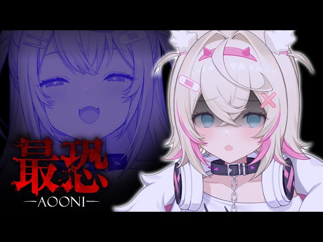 【ABSOLUTE FEAR -AOONI- | 最恐 -青鬼-】is the scariest blue demon in the room? 🐾【FUWAMOCO】のサムネイル