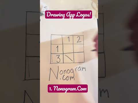Drawing App Logos 1 | Nonogram.Com
