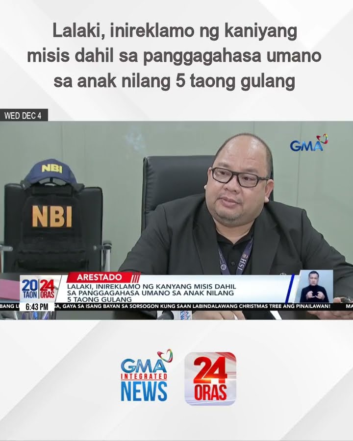 Lalaki, inireklamo ng kaniyang misis dahil sa panggagahasa umano sa anak nilang 5 taong... | 24 Oras