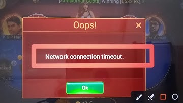 How to fix Network connection timeout problem solve in TeenPatti Master | Network connection timeout