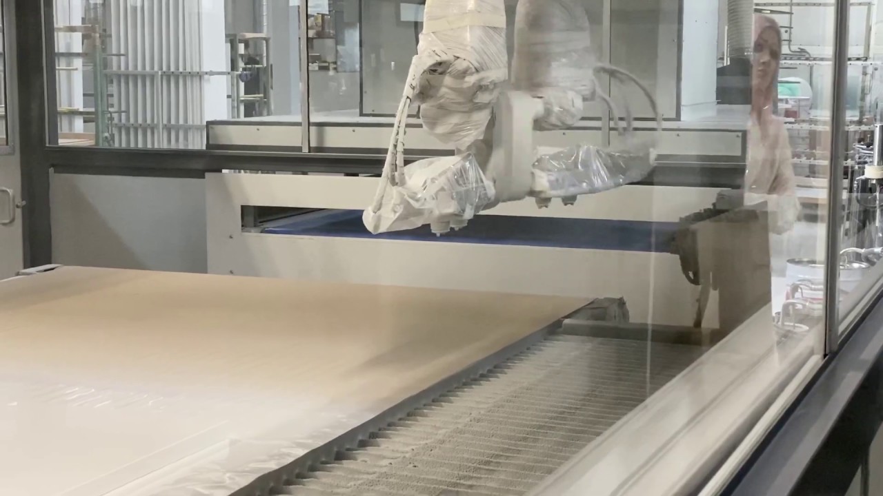 VD Finishing Systems "Twin Head Cobra" CNC Type Spray Machine with "Cube" stacker type oven.