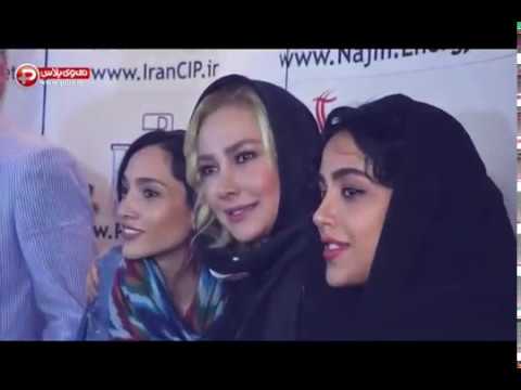 مارال فرجاد از لباس چشمگیرش در فرش قرمز ر م گفت گزارشی از اکران خصوصی جاودانگی