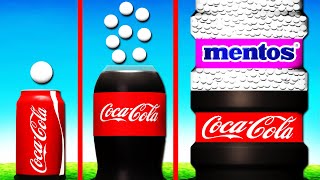 Upgrading WORLD'S BIGGEST MENTOS + COKE