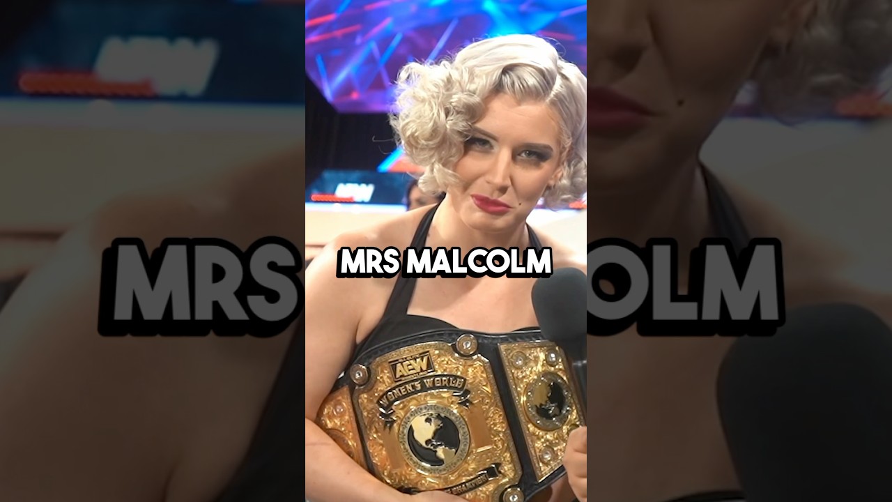 Тони Сторм объявляет себя «миссис Малкольм».