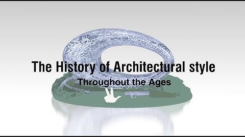 History of Architectural Style From Neolithic to Neo-Futurism throughout the Ages animation video