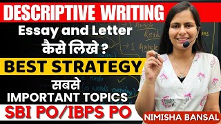 How to write Essay & Letter | Descriptive Writing | Strategy | SBI PO | IBPS PO | Nimisha Bansal