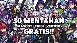 Download Lagu 30 MENTAHAN LOGO MASCOT, CHIBI, VEKTOR | 100% GRATIS | NO PASSWORD  MP3