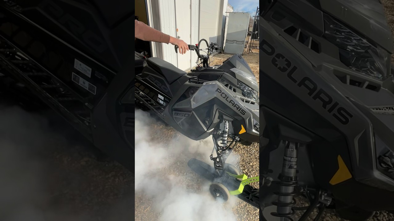 Polaris 850 2024 года с выхлопной системой Jaws 