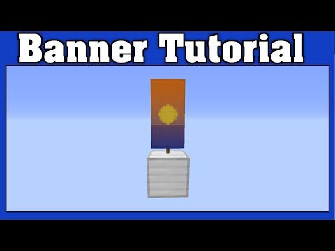 Minecraft Sunset Over The Sea Banner Tutorial Youtube