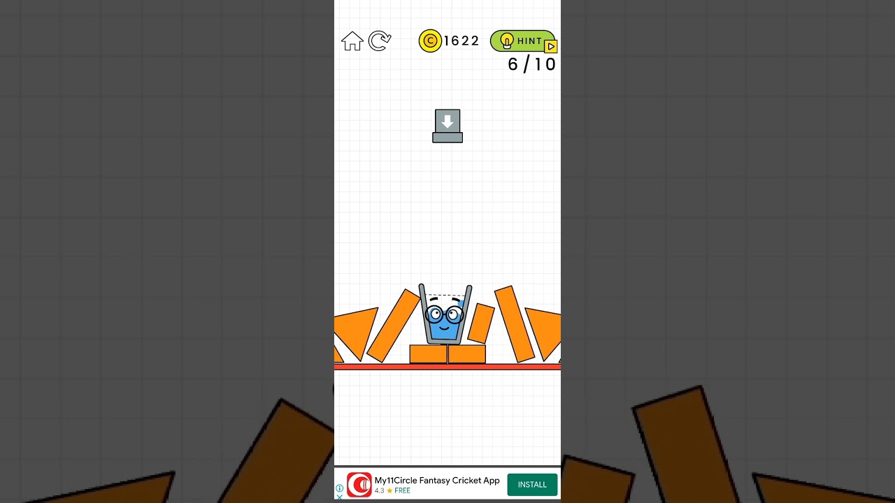 hard level glass game play