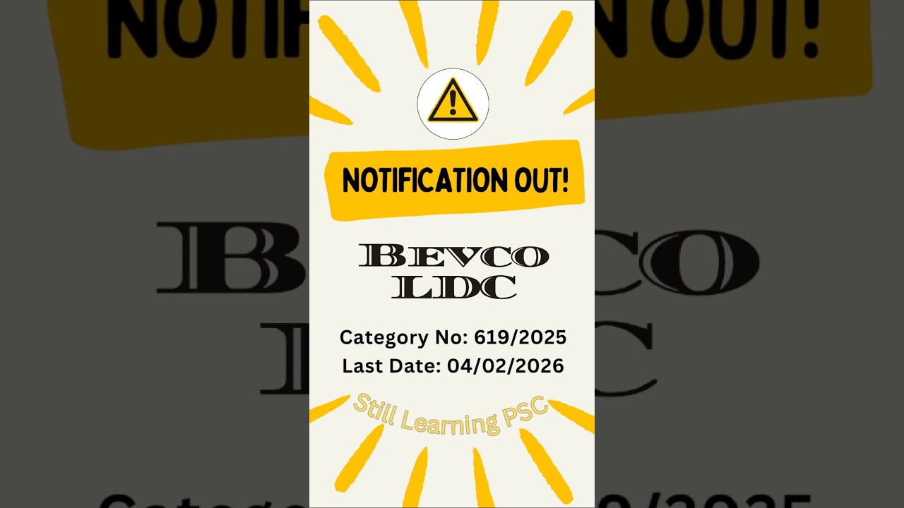 Bevco Ldc Notification | Bevco LDC | 