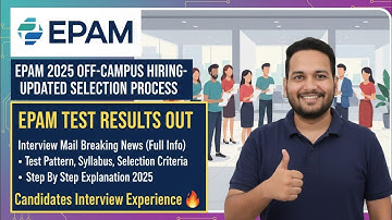 EPAM 2025 SELECTION PROCESS EXPLAINED |PATTERN, SYLLABUS, CODING ROUND | TEST RESULT, INTERVIEW MAIL