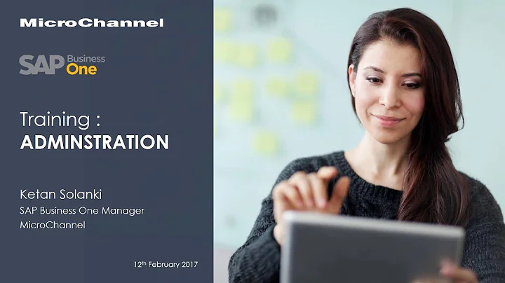 SAP Business One Training Administration