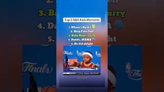 Top 5 Funniest Nba Kid Moments