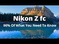 Nikon z fc quick tutorial for beginners easy