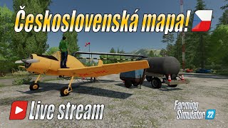 ⭐ Live stream na Československé mapě - Pouze staré stroje! - Farming Simulator 22 (4K)