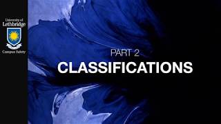 WHMIS - Part 2 - Classifications