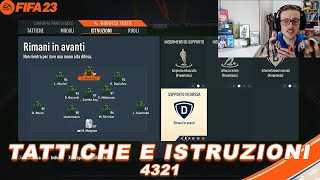 TATTICHE E ISTRUZIONI PER IL 4321! *POST PATCH* // FIFA 23