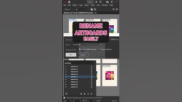 Rename Artboards Easily using AI Scripts #graphicdesigner #adobeillustrator