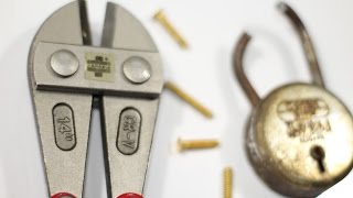 How to use a Bolt Cutter (Basics) to cut a Padlock & Bolts