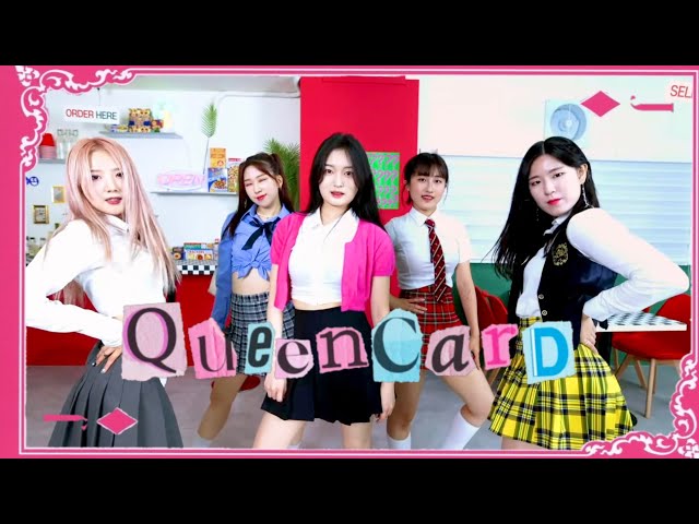 Kpop Teens class ✨ By @caroline_serlina 🎶 Queen Card