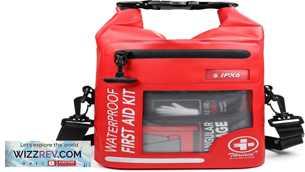 Водонепроницаемая аптечка первой помощи, 250 шт., светоотражающая сумка для лодки с рулоном