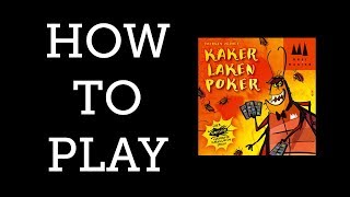 How to Play - Cockroach Poker