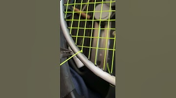 The most satisfying part of #badminton #stringing! 😎😎 #nyc