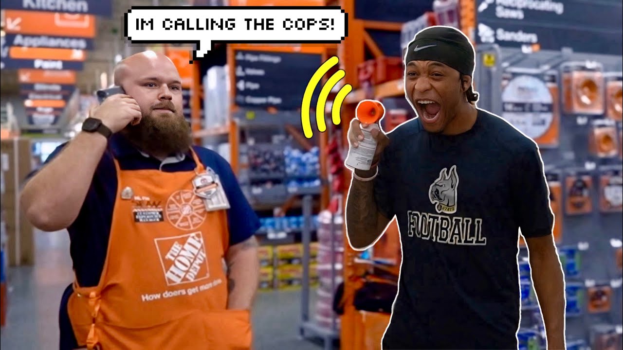 Air Horn in Stores Prank!