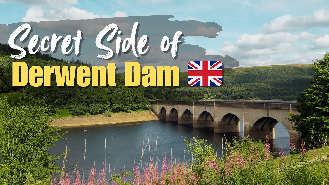 🌊 Derwent Dam Walk 4K | Hidden Beauty & Stunning Views | No Talking Walking Tour, Peak District UK