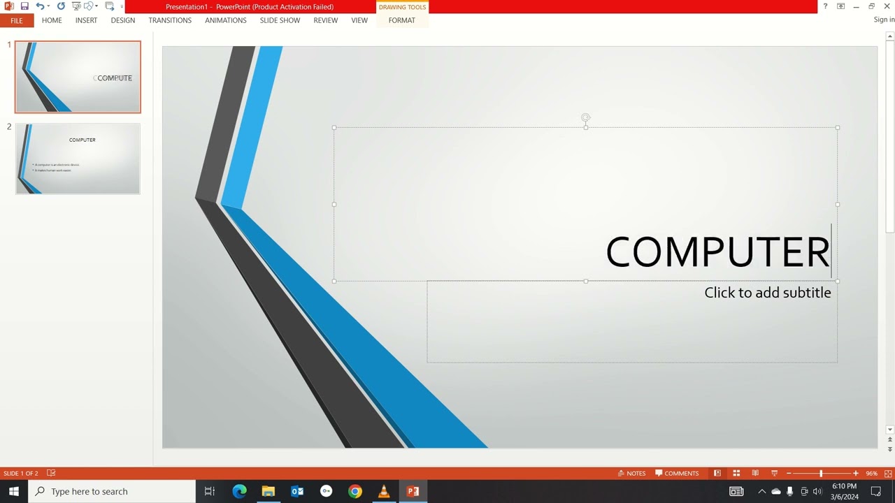 THE EASIEST WAY OF MAKING POWERPOINT PRESENTATION