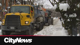 Snow clean up efforts continue across the city