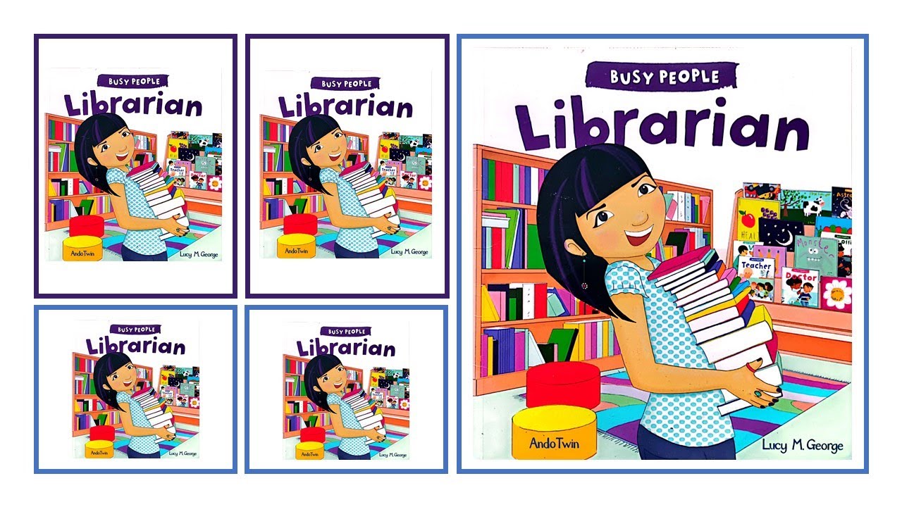 Busy people: Librarian by Ando Twin and Lucy M George | Read aloud by Gozan John 